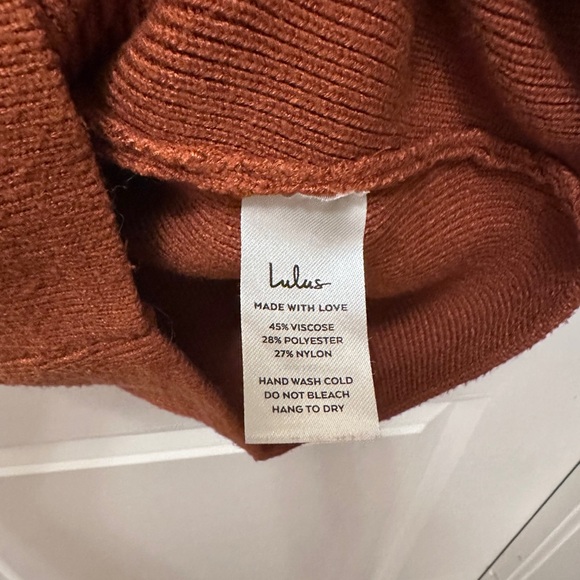 Lulu's Rust Mini Dress - Picture 6 of 6